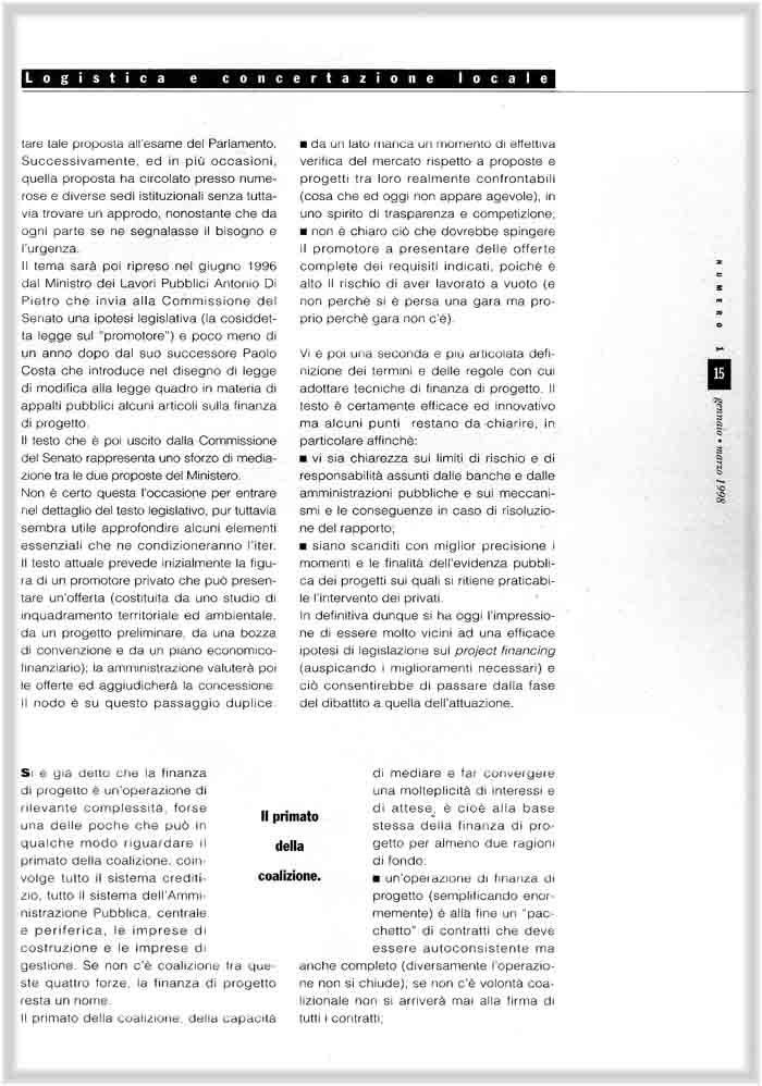 NewsLetter - numero 1 Anno 1 - pagina 15