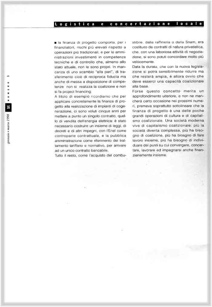 NewsLetter - numero 1 Anno 1 - pagina 16